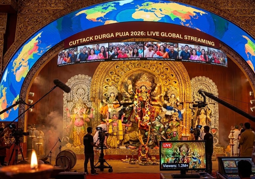 Cuttack Durga Puja 2026 to be live-streamed, bringing the city's grand celebrations to a global audience